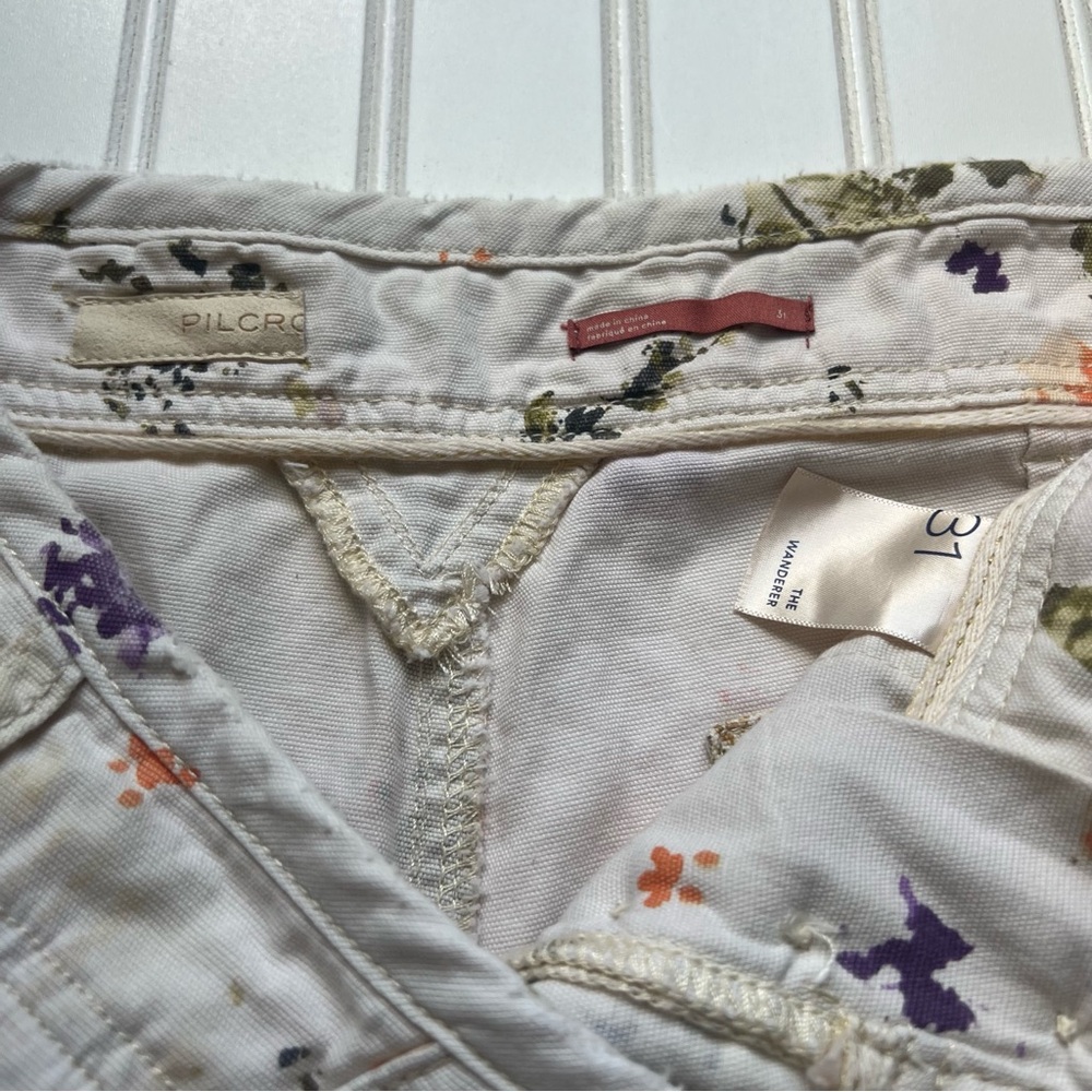 Anthropologie Pilcro The Wanderer Floral Women's Shorts 31 - Picture 7 of 11